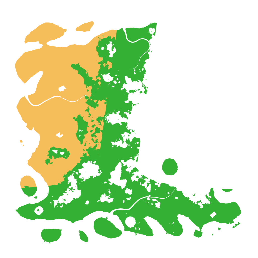 Biome Rust Map: Procedural Map, Size: 4500, Seed: 699465126