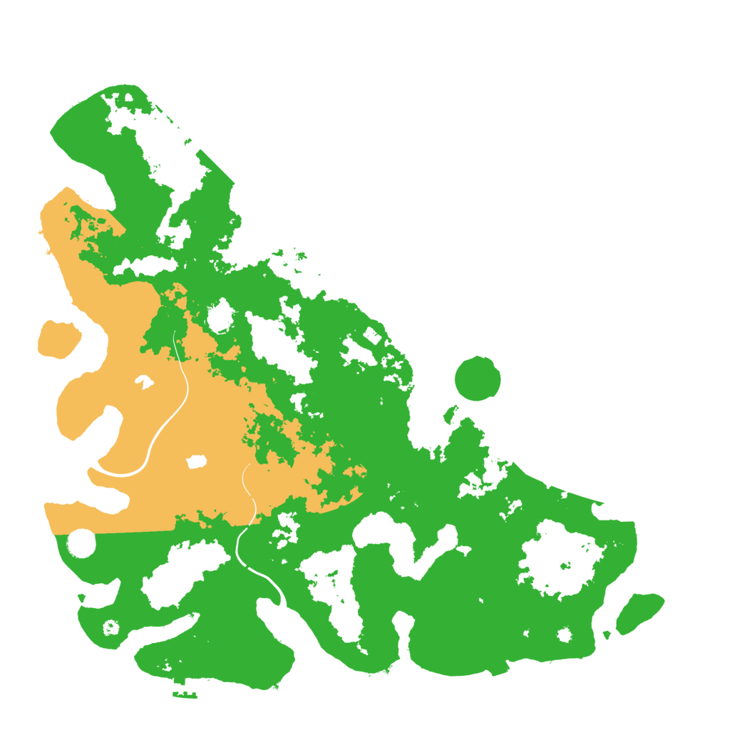 Biome Rust Map: Procedural Map, Size: 4500, Seed: 1482141718