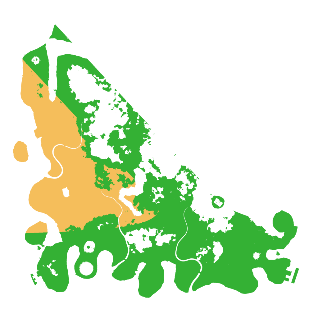 Biome Rust Map: Procedural Map, Size: 4100, Seed: 84287