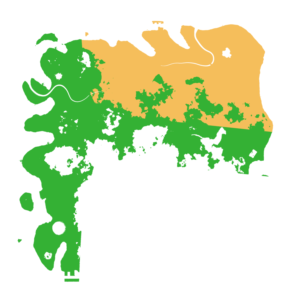 Biome Rust Map: Procedural Map, Size: 4000, Seed: 1530115153