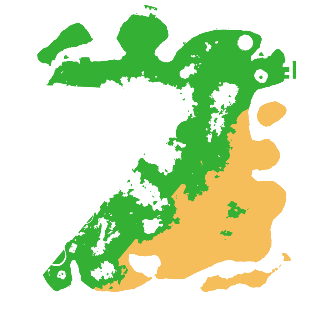 Biome Rust Map: Procedural Map, Size: 3650, Seed: 69309646