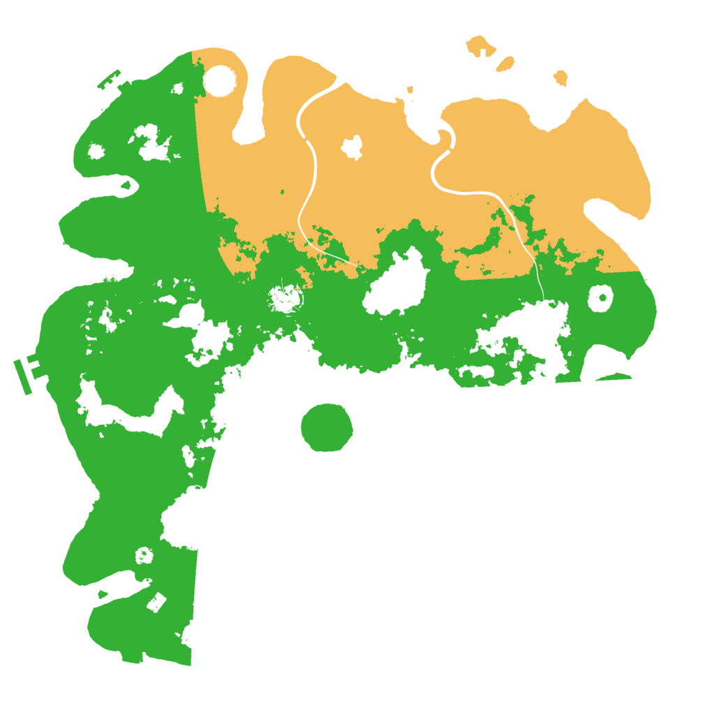 Biome Rust Map: Procedural Map, Size: 4000, Seed: 5417574