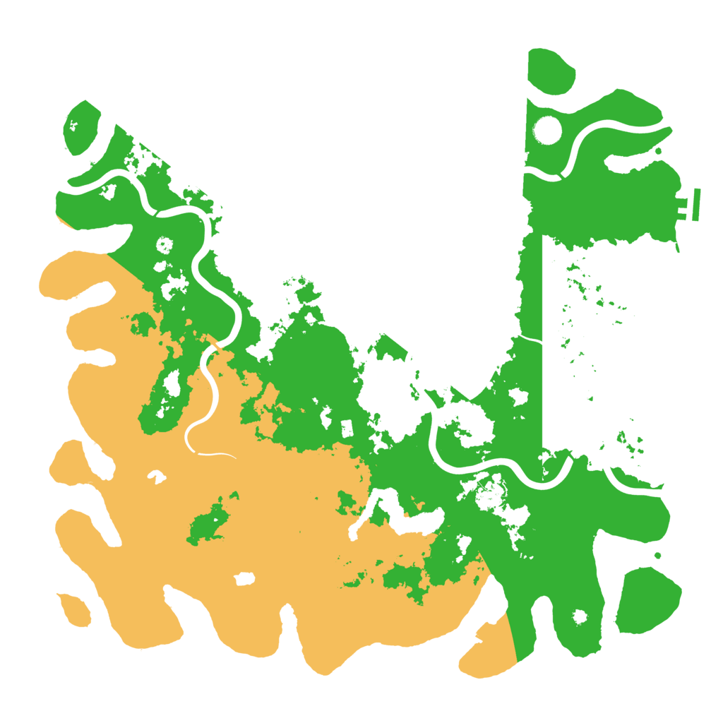 Biome Rust Map: Procedural Map, Size: 4500, Seed: 1741553586