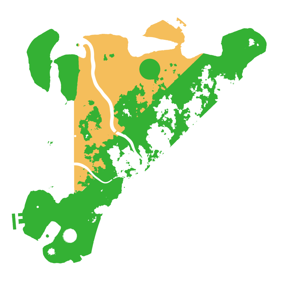Biome Rust Map: Procedural Map, Size: 3750, Seed: 832049684