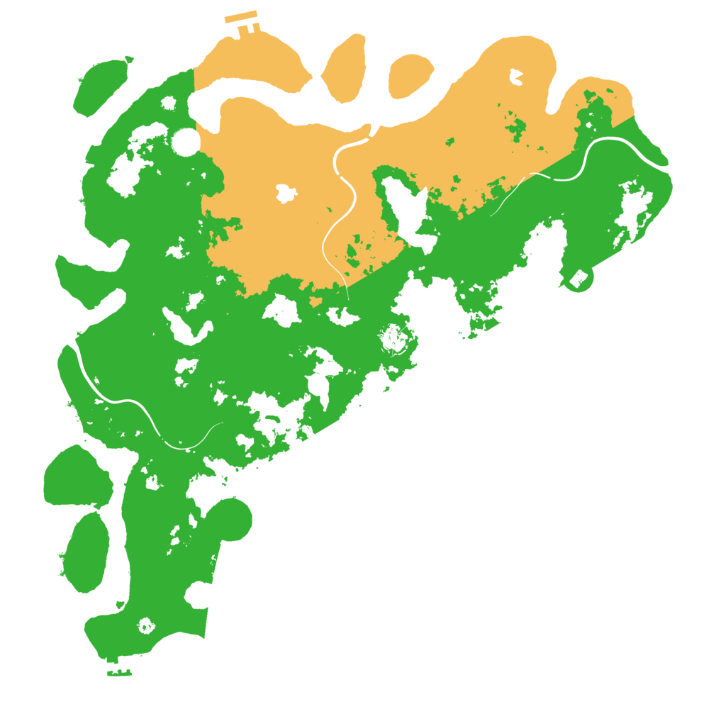 Biome Rust Map: Procedural Map, Size: 4500, Seed: 144413051