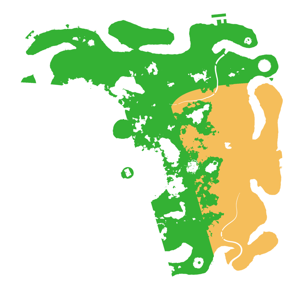 Biome Rust Map: Procedural Map, Size: 4250, Seed: 834405230