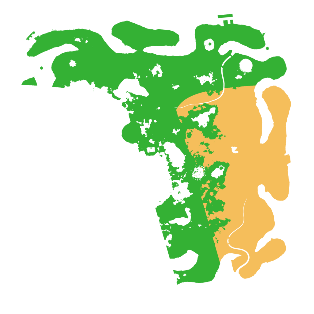 Biome Rust Map: Procedural Map, Size: 4250, Seed: 834405230