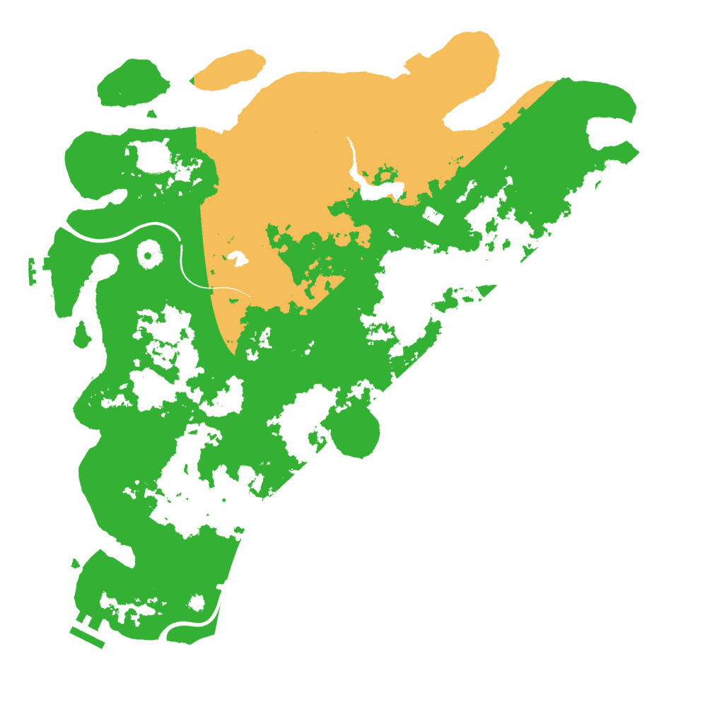 Biome Rust Map: Procedural Map, Size: 4000, Seed: 40786331