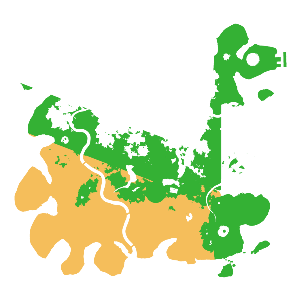 Biome Rust Map: Procedural Map, Size: 4000, Seed: 1954643768