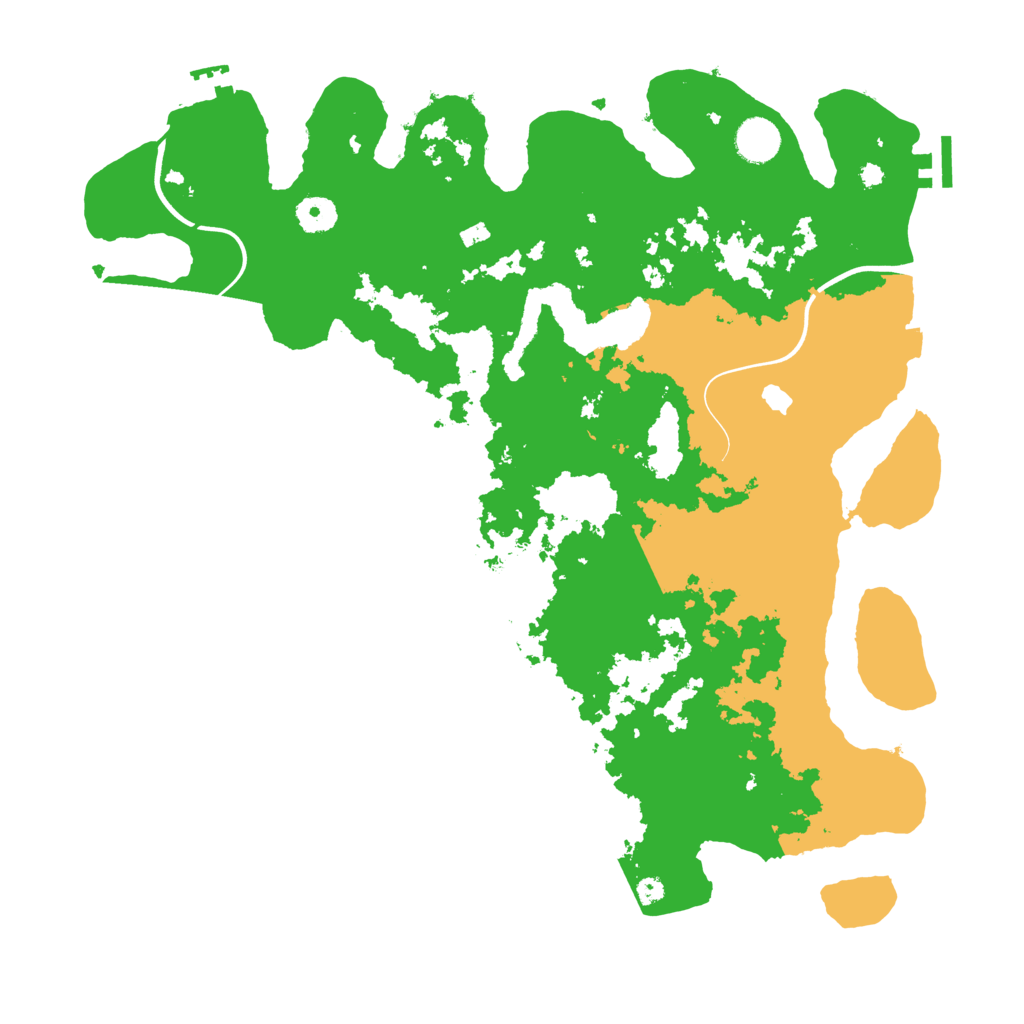 Biome Rust Map: Procedural Map, Size: 4000, Seed: 148145493