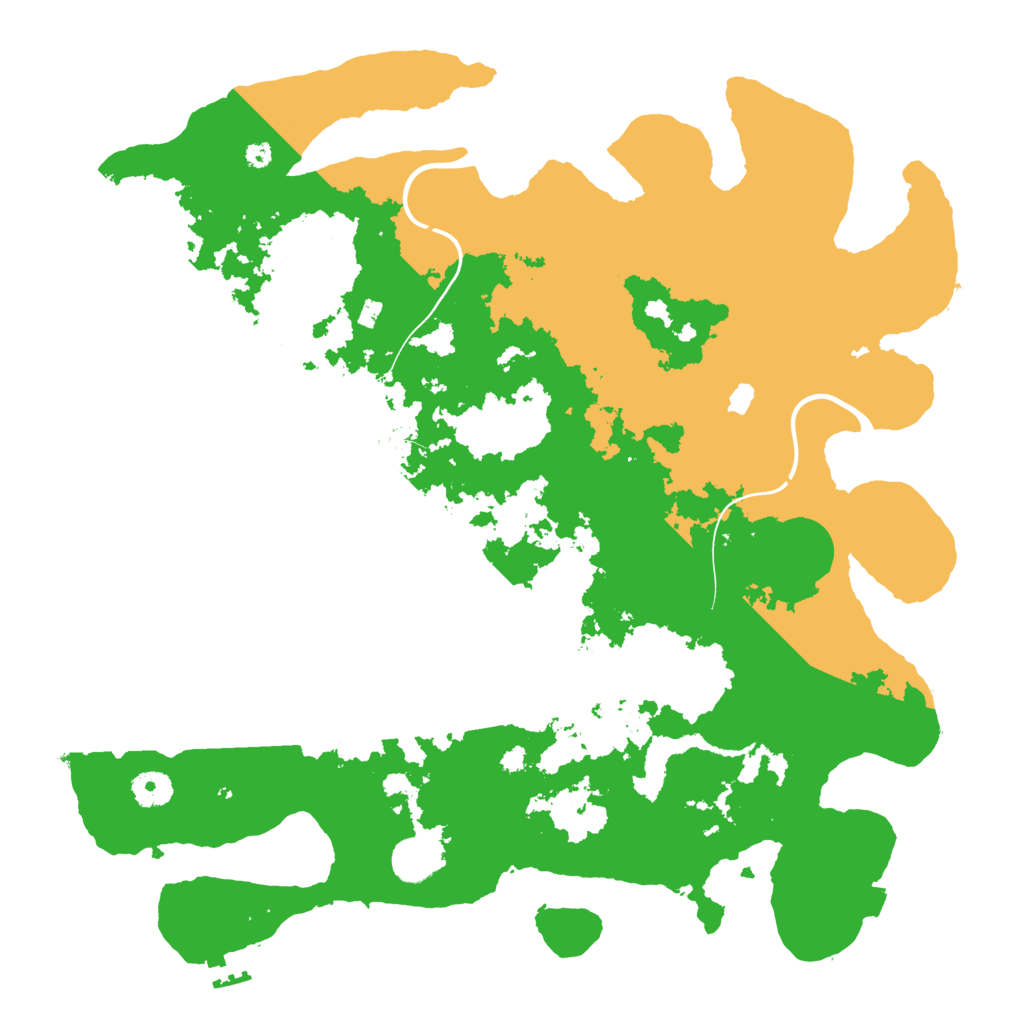 Biome Rust Map: Procedural Map, Size: 4000, Seed: 1320113460