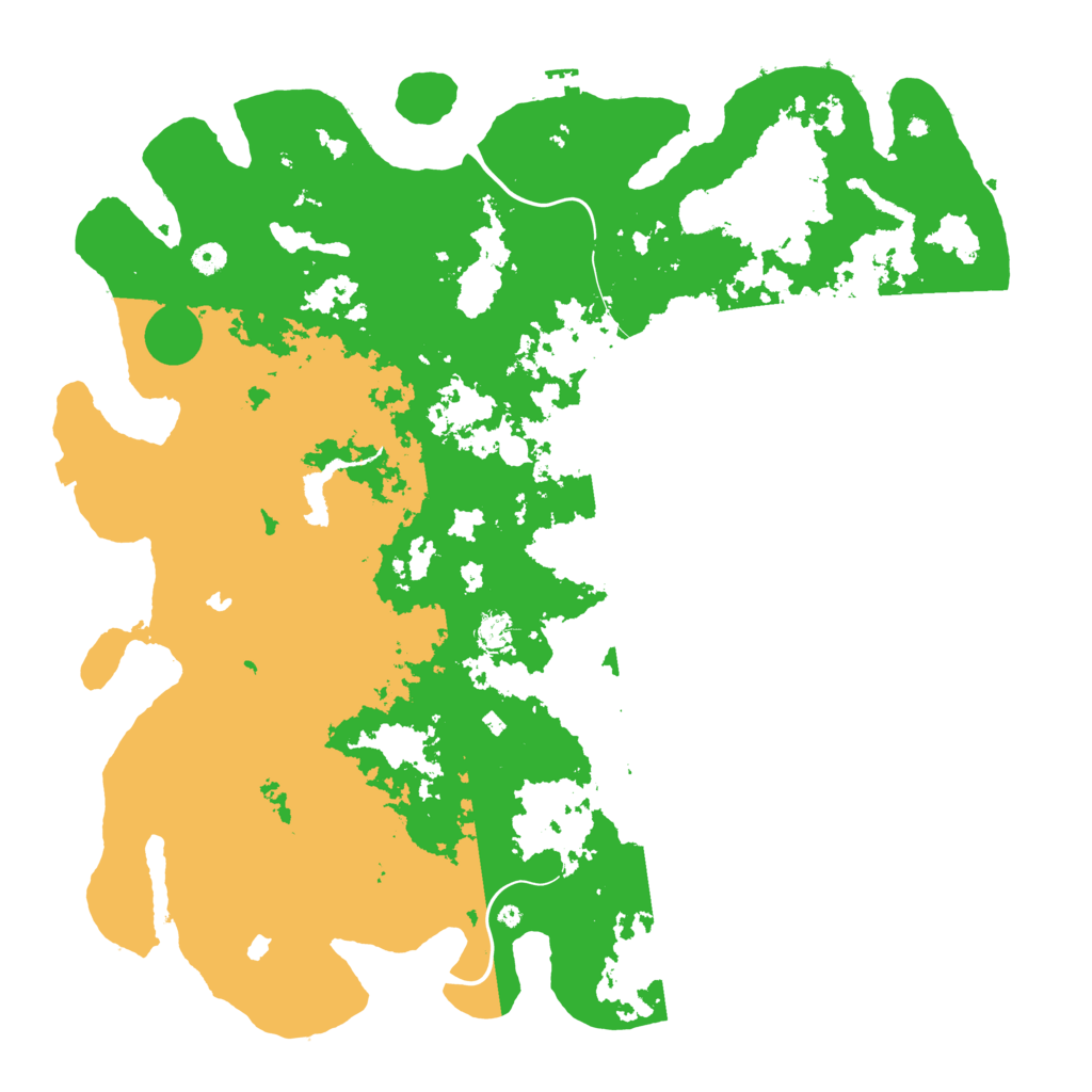 Biome Rust Map: Procedural Map, Size: 5000, Seed: 13489