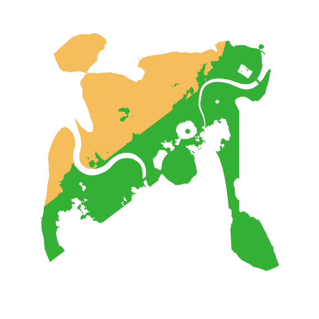 Biome Rust Map: Procedural Map, Size: 2500, Seed: 986406368