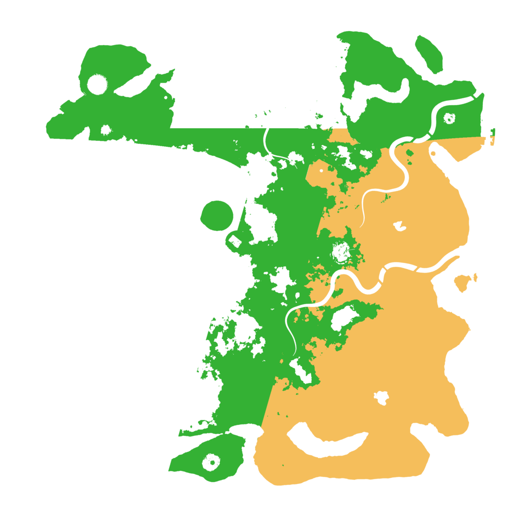 Biome Rust Map: Procedural Map, Size: 4500, Seed: 331166263
