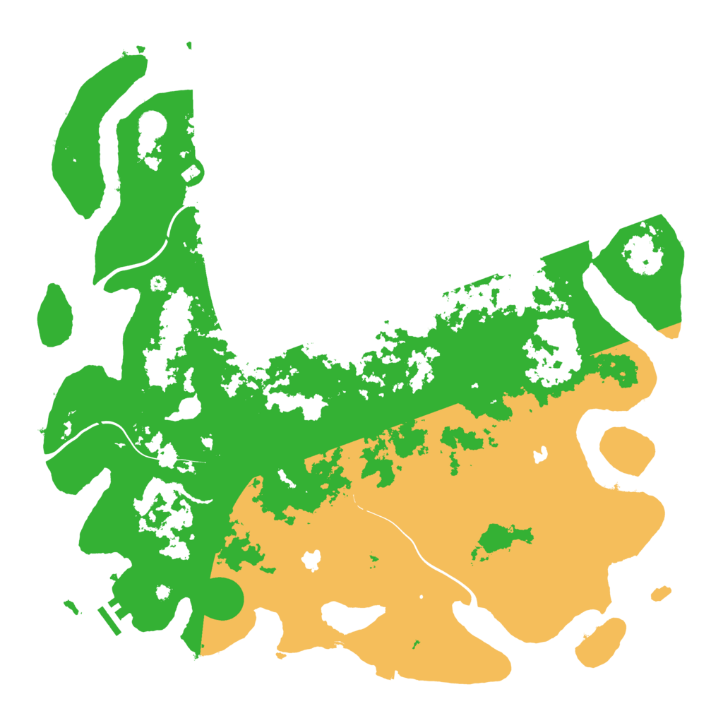 Biome Rust Map: Procedural Map, Size: 4500, Seed: 868450965