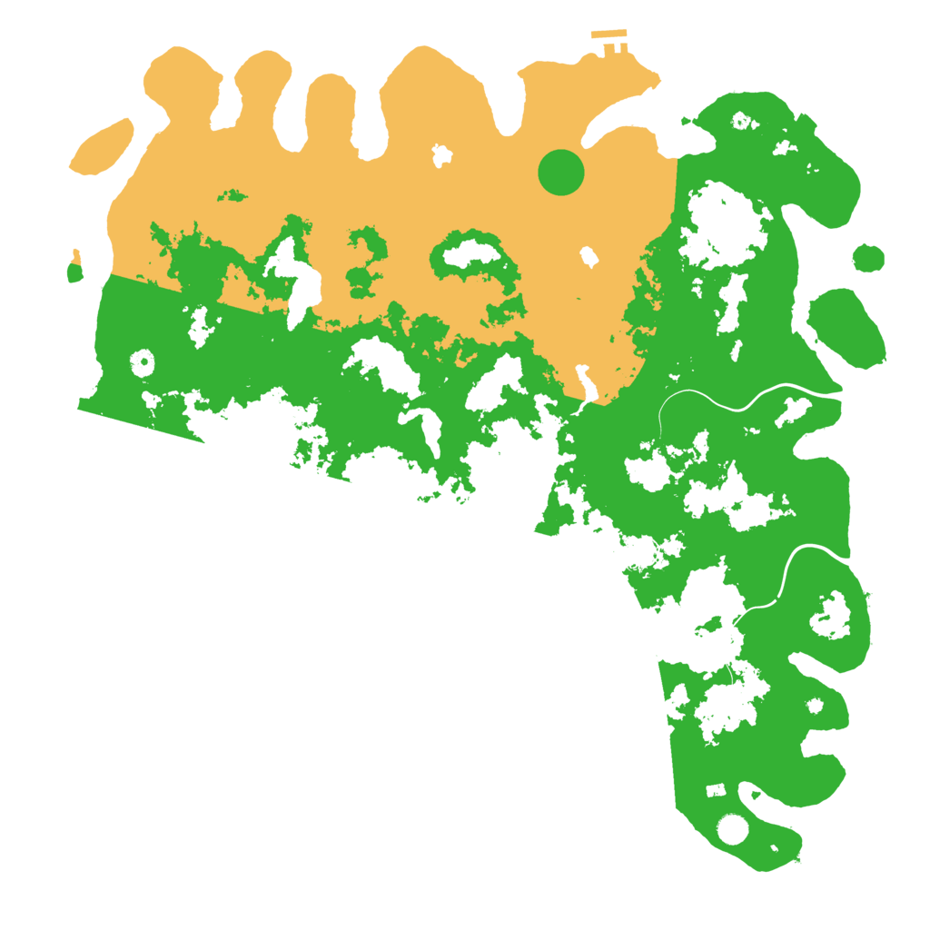 Biome Rust Map: Procedural Map, Size: 5300, Seed: 460578980