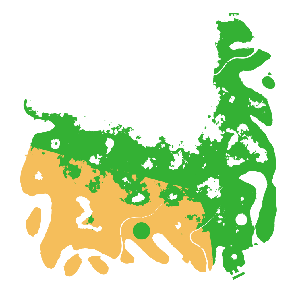 Biome Rust Map: Procedural Map, Size: 4500, Seed: 691870281