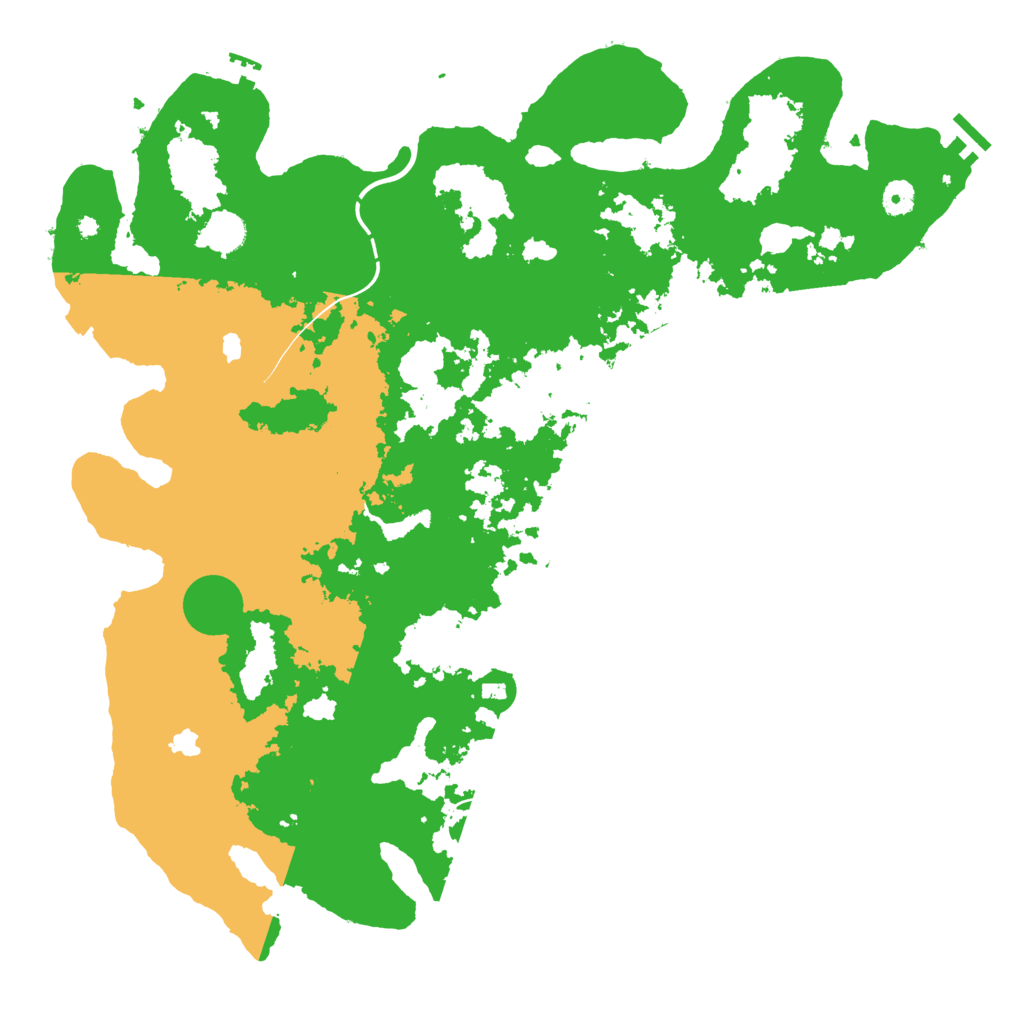 Biome Rust Map: Procedural Map, Size: 4500, Seed: 1424990556