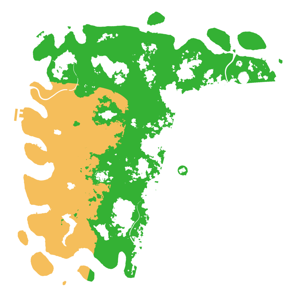 Biome Rust Map: Procedural Map, Size: 5000, Seed: 19491974