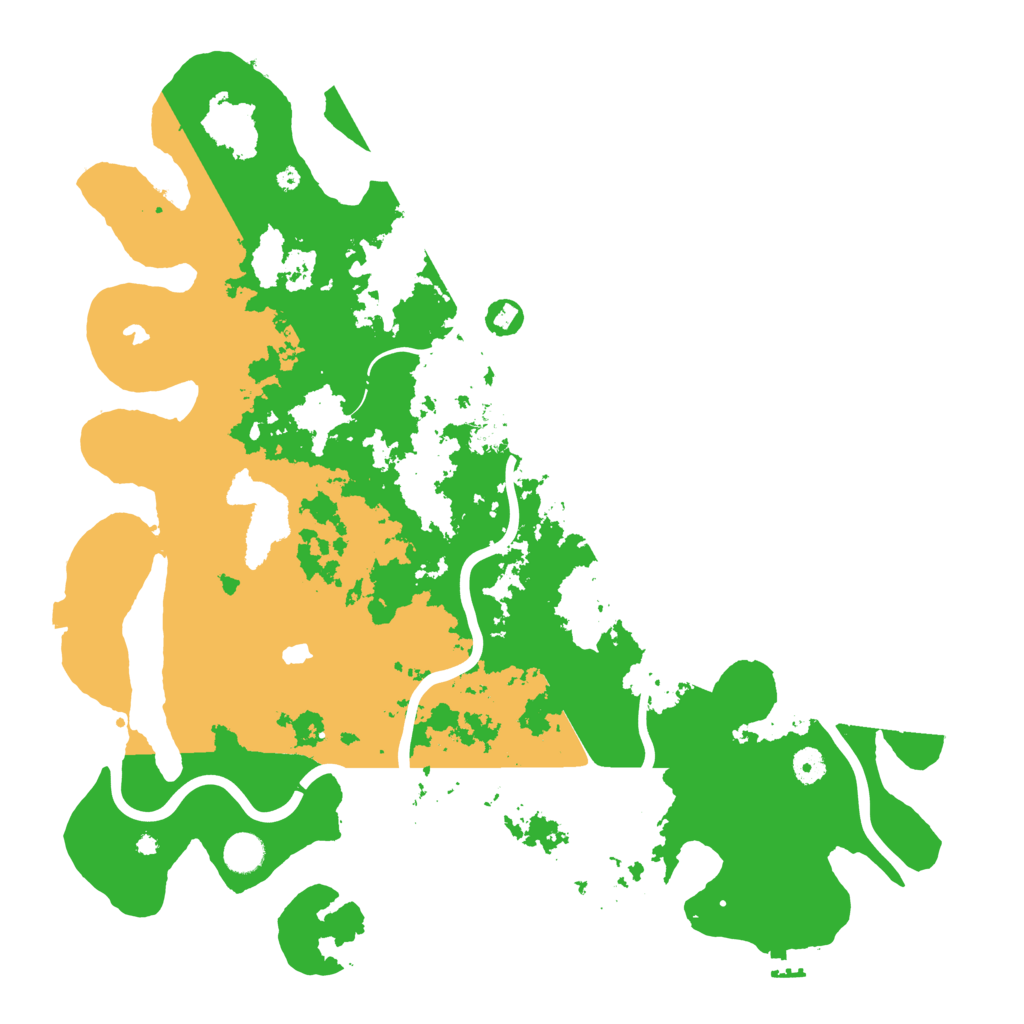 Biome Rust Map: Procedural Map, Size: 4500, Seed: 20241107