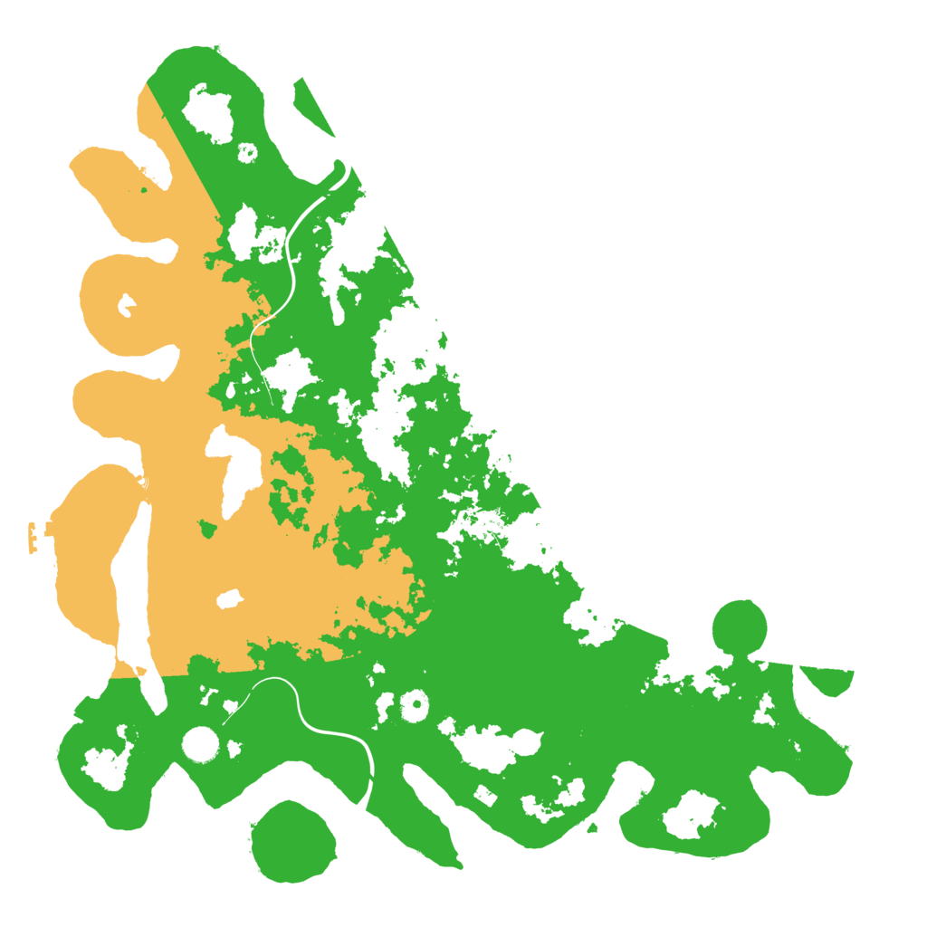 Biome Rust Map: Procedural Map, Size: 4500, Seed: 20241107