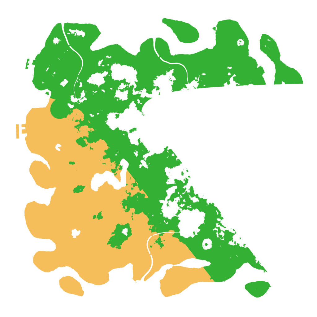 Biome Rust Map: Procedural Map, Size: 4500, Seed: 7891325