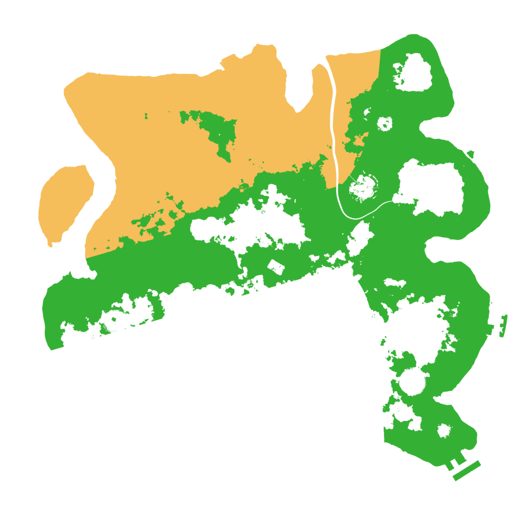 Biome Rust Map: Procedural Map, Size: 3500, Seed: 1612968352