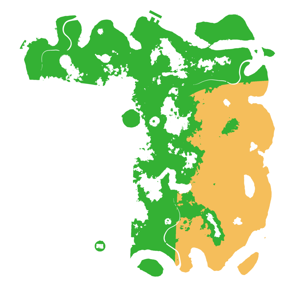 Biome Rust Map: Procedural Map, Size: 4500, Seed: 759776049