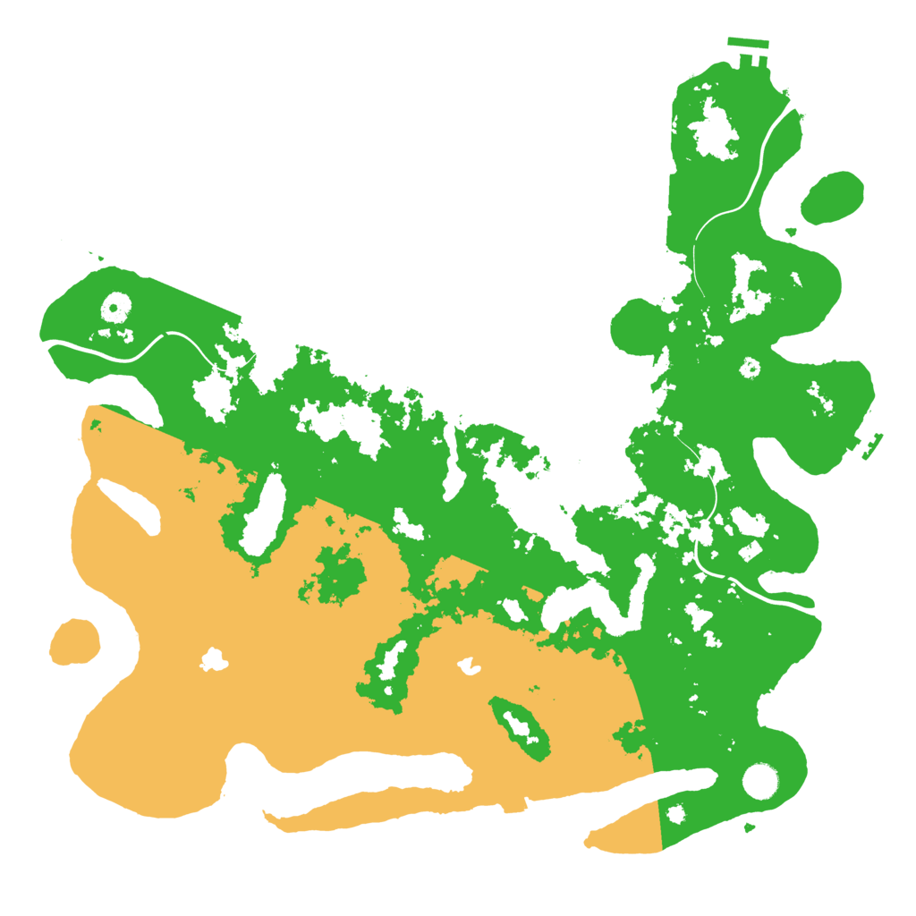 Biome Rust Map: Procedural Map, Size: 4500, Seed: 311878950