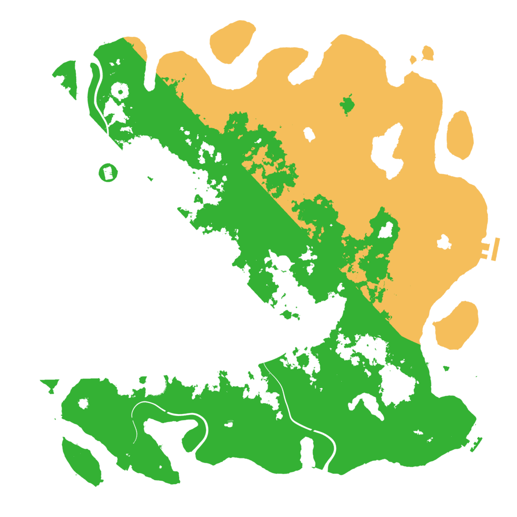 Biome Rust Map: Procedural Map, Size: 4500, Seed: 538126055