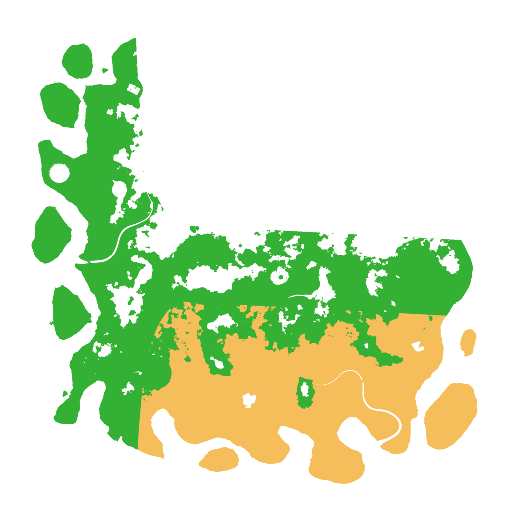 Biome Rust Map: Procedural Map, Size: 4500, Seed: 1105127605