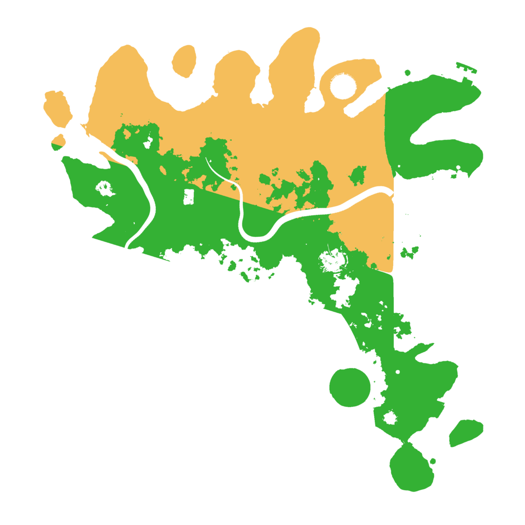 Biome Rust Map: Procedural Map, Size: 3600, Seed: 32076239
