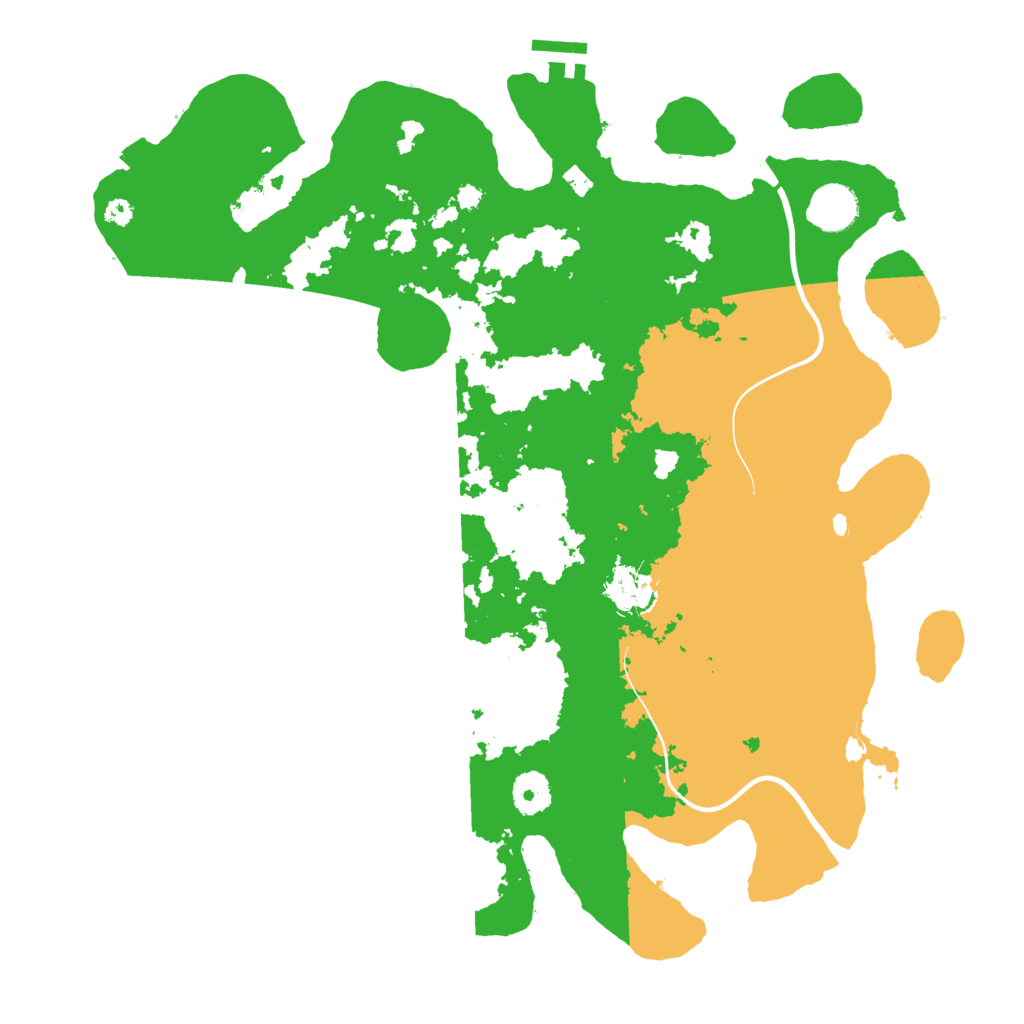 Biome Rust Map: Procedural Map, Size: 3750, Seed: 1581015483