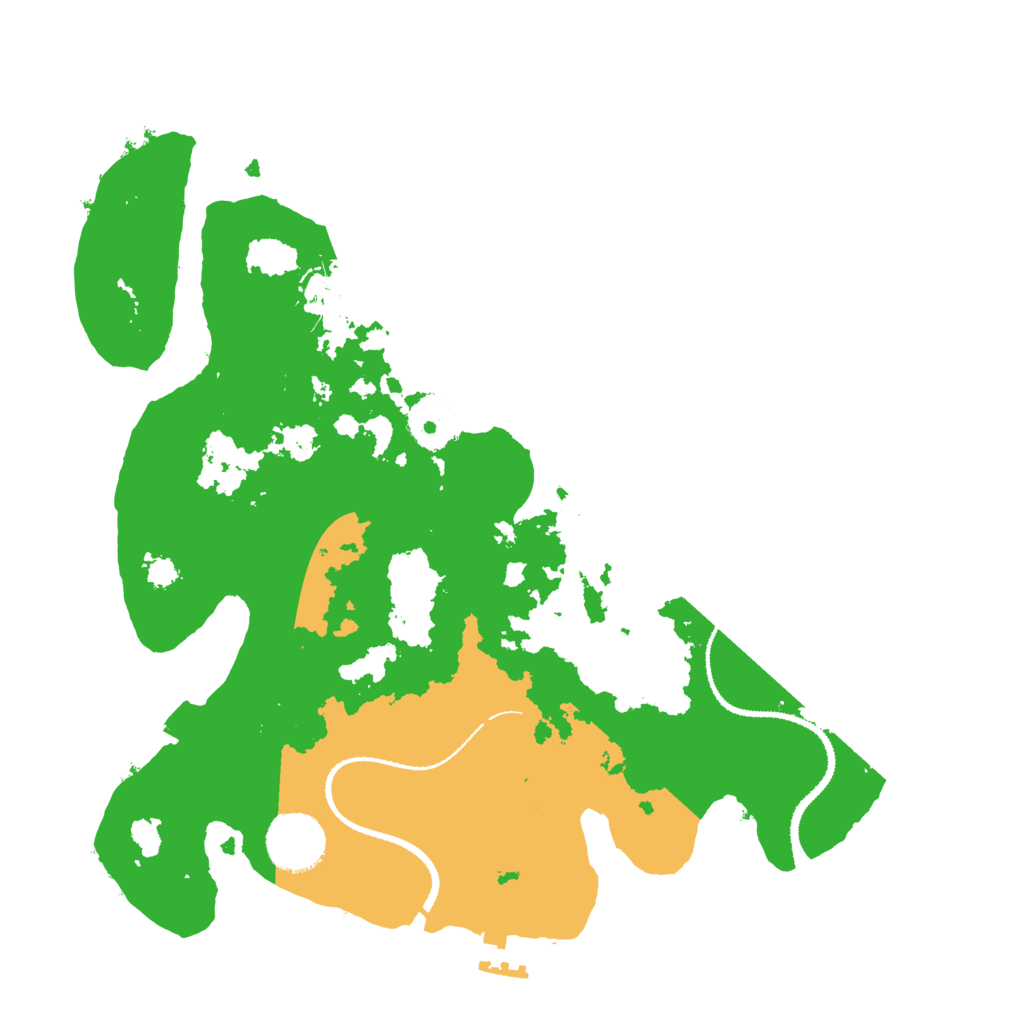 Biome Rust Map: Procedural Map, Size: 3100, Seed: 791482157