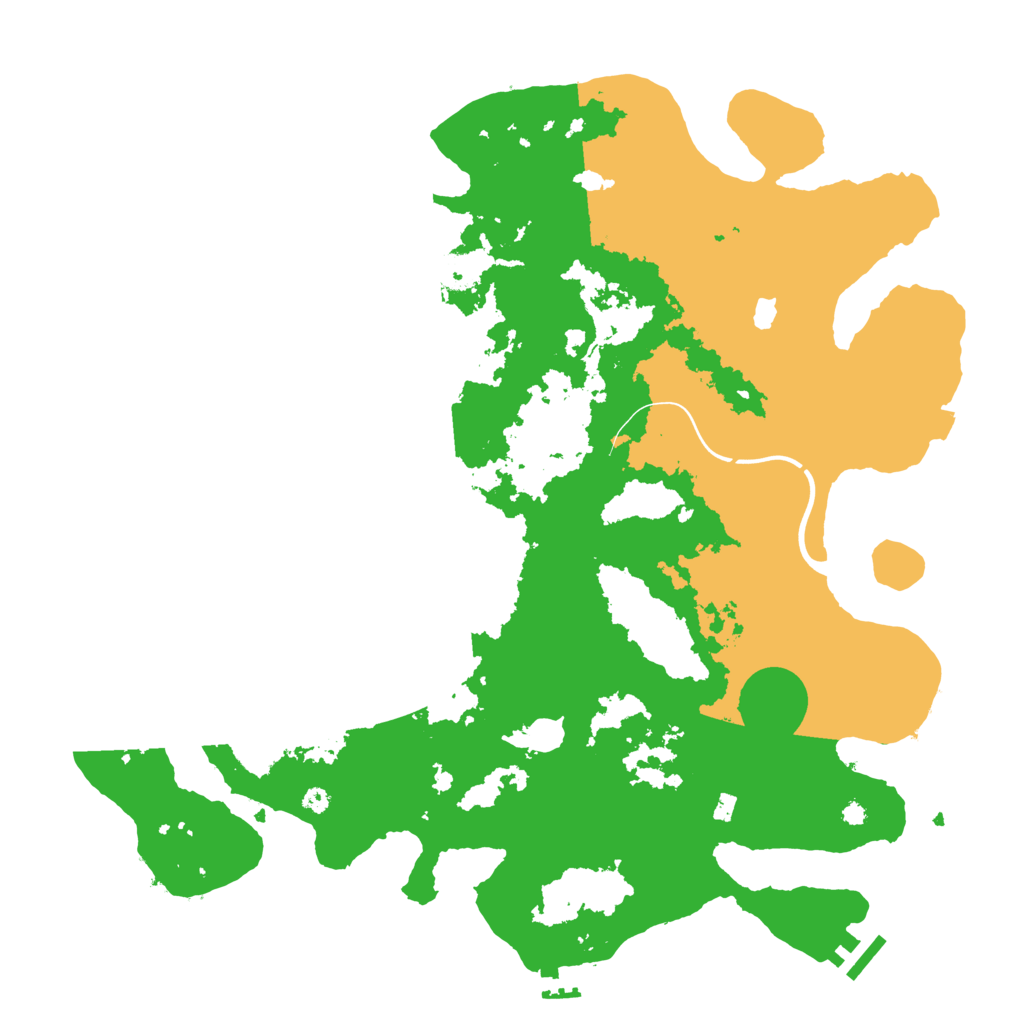 Biome Rust Map: Procedural Map, Size: 4000, Seed: 250624640