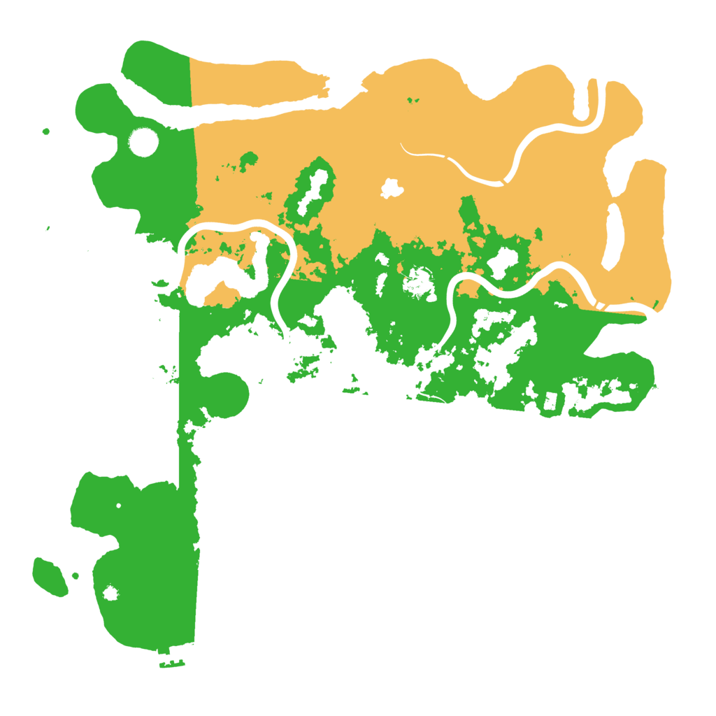 Biome Rust Map: Procedural Map, Size: 4300, Seed: 1289663963