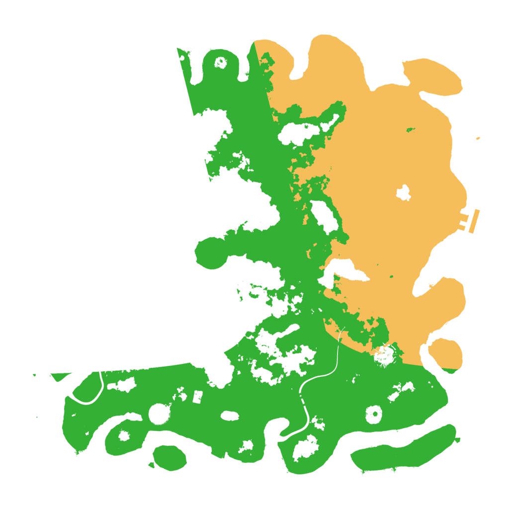 Biome Rust Map: Procedural Map, Size: 4250, Seed: 358349731