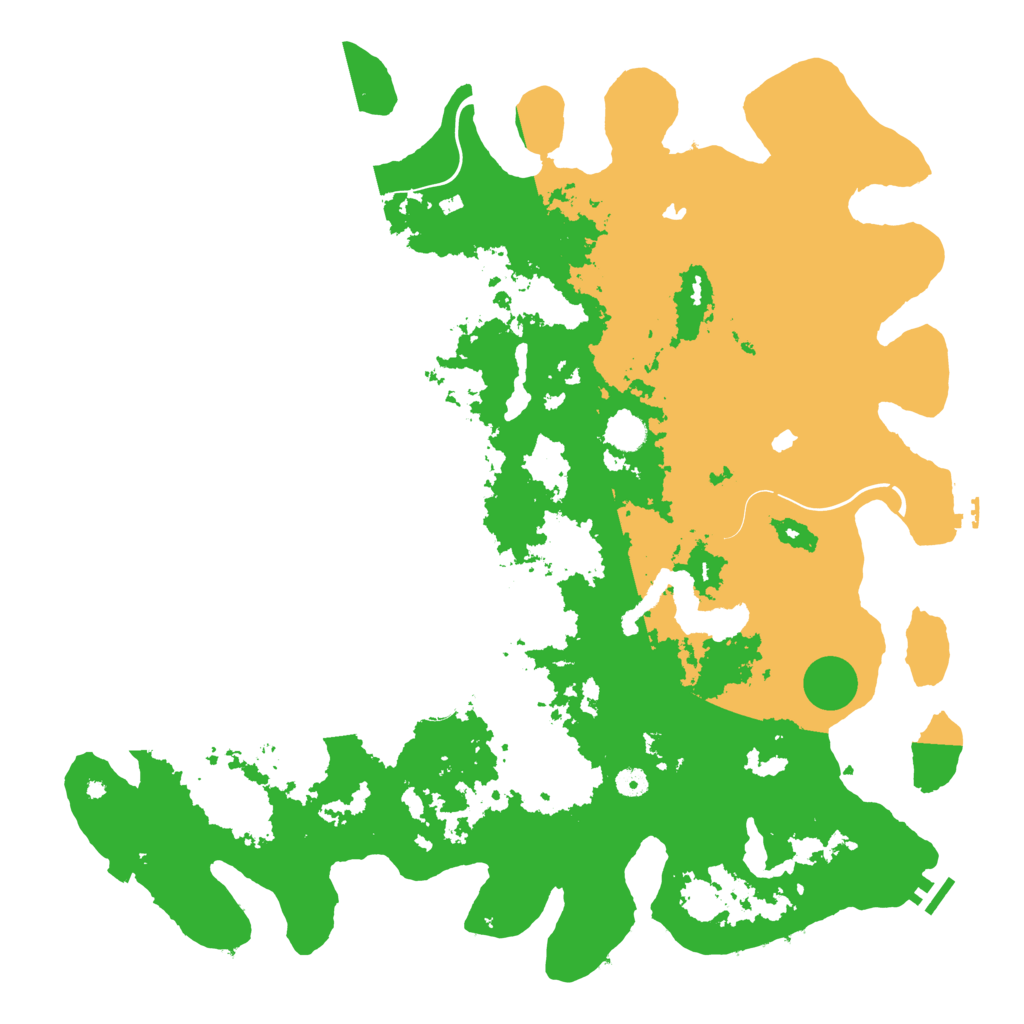 Biome Rust Map: Procedural Map, Size: 4980, Seed: 748252684