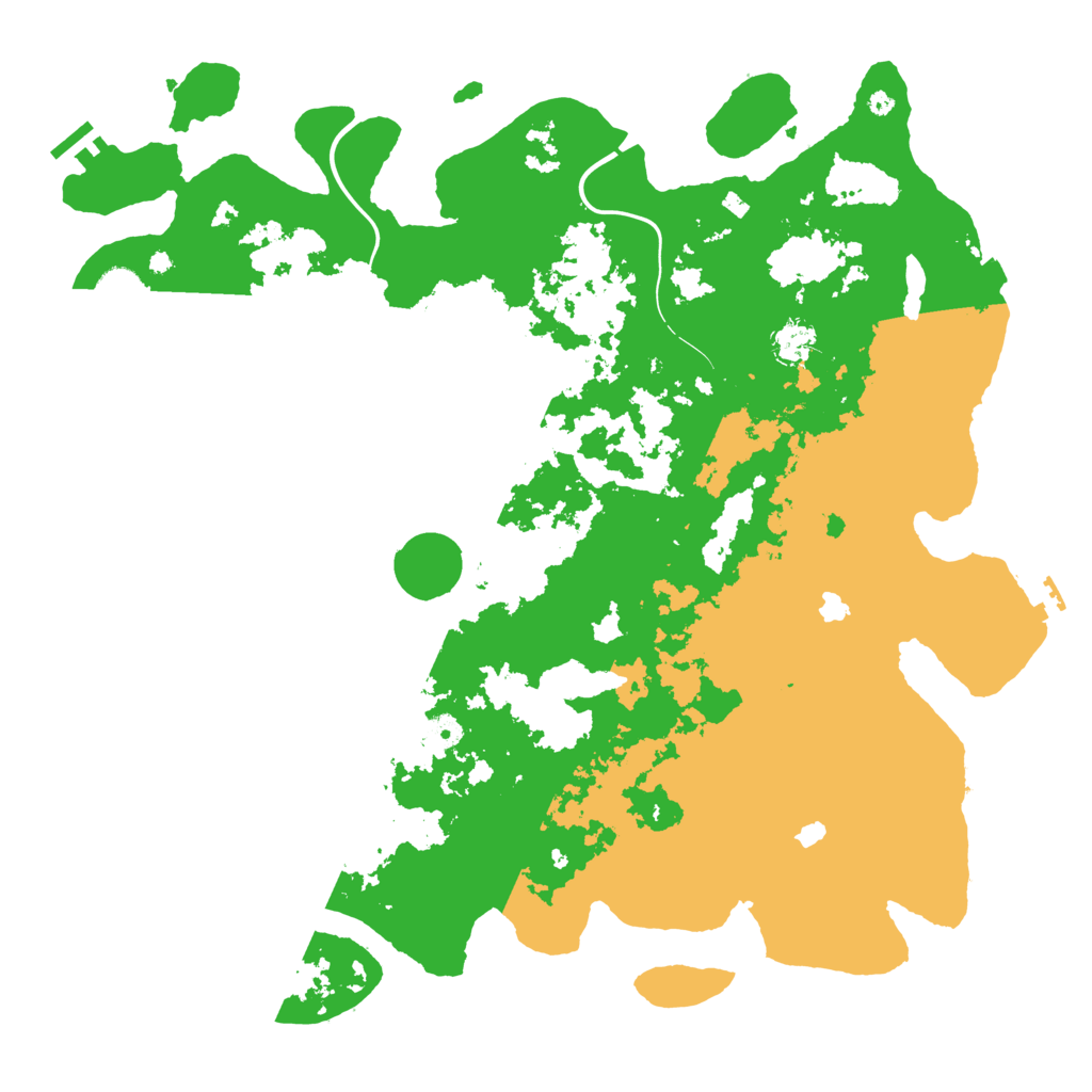 Biome Rust Map: Procedural Map, Size: 4500, Seed: 459839485