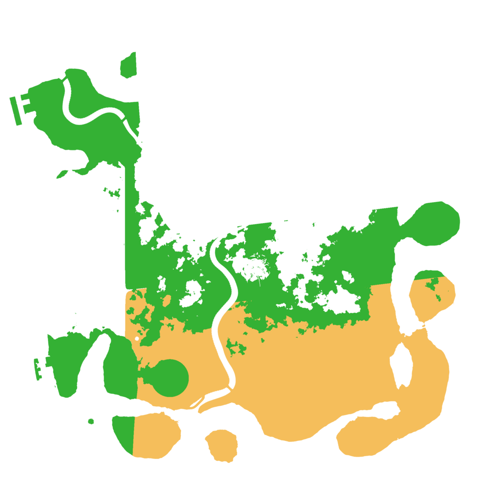 Biome Rust Map: Procedural Map, Size: 3500, Seed: 325910