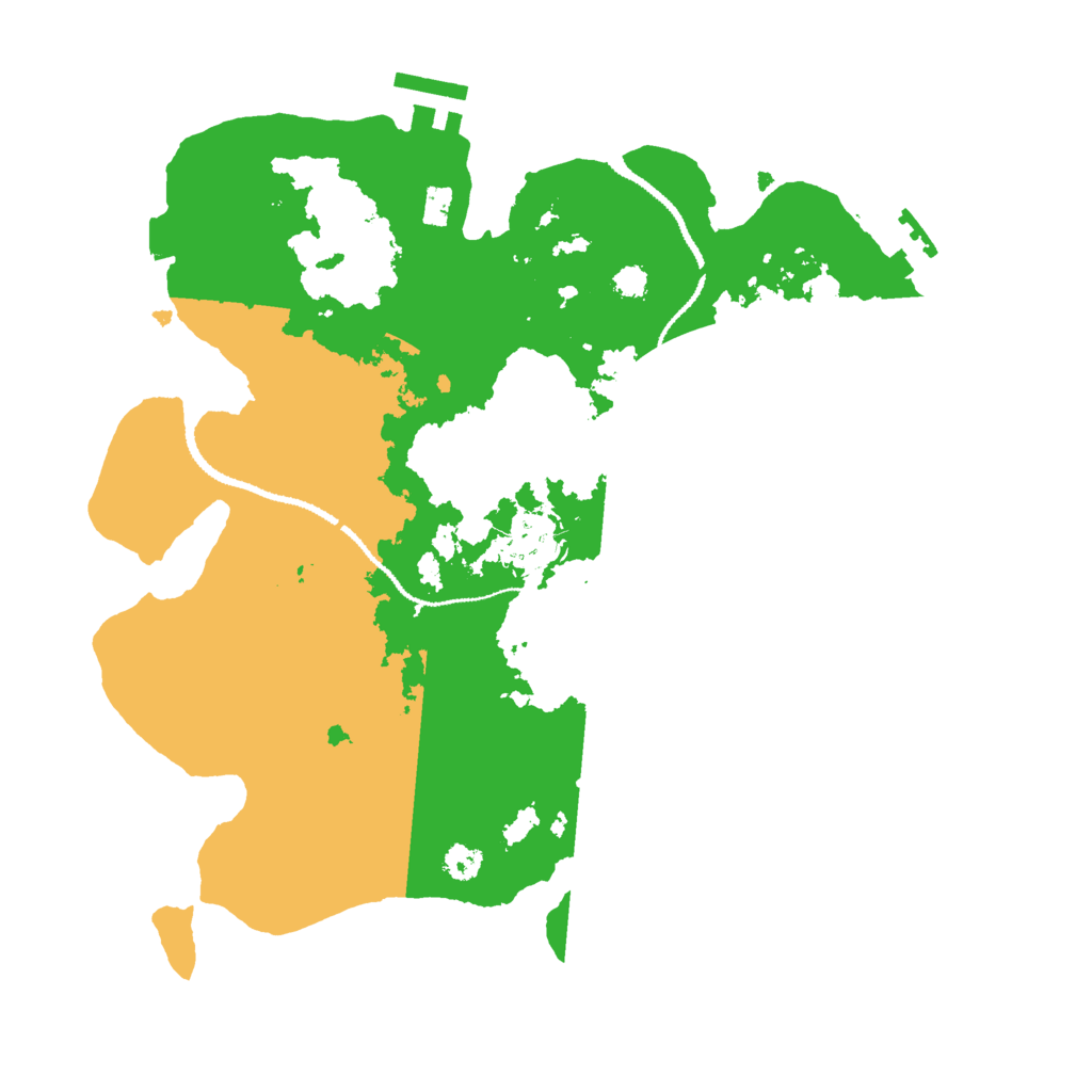 Biome Rust Map: Procedural Map, Size: 3000, Seed: 265761665