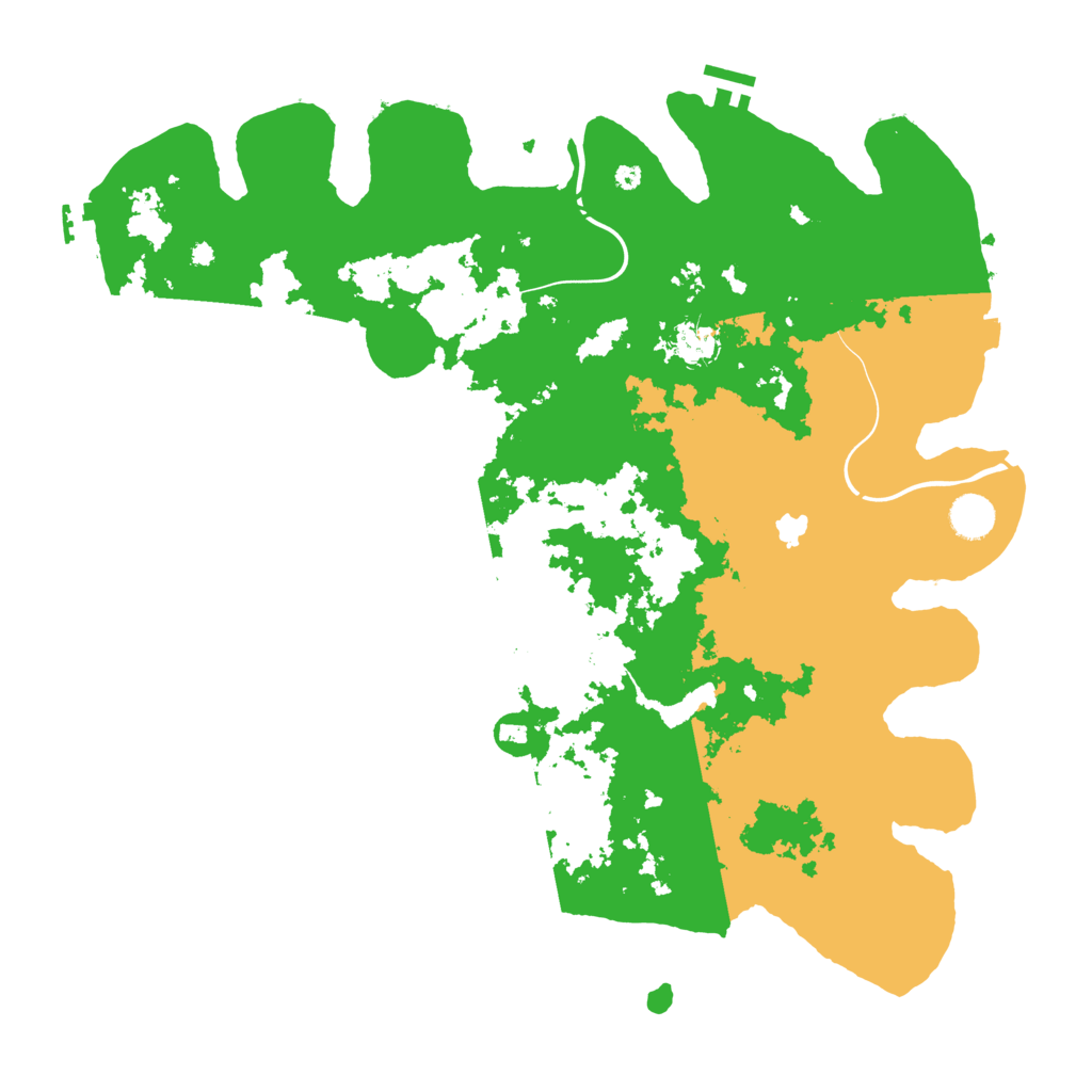 Biome Rust Map: Procedural Map, Size: 4250, Seed: 19322204