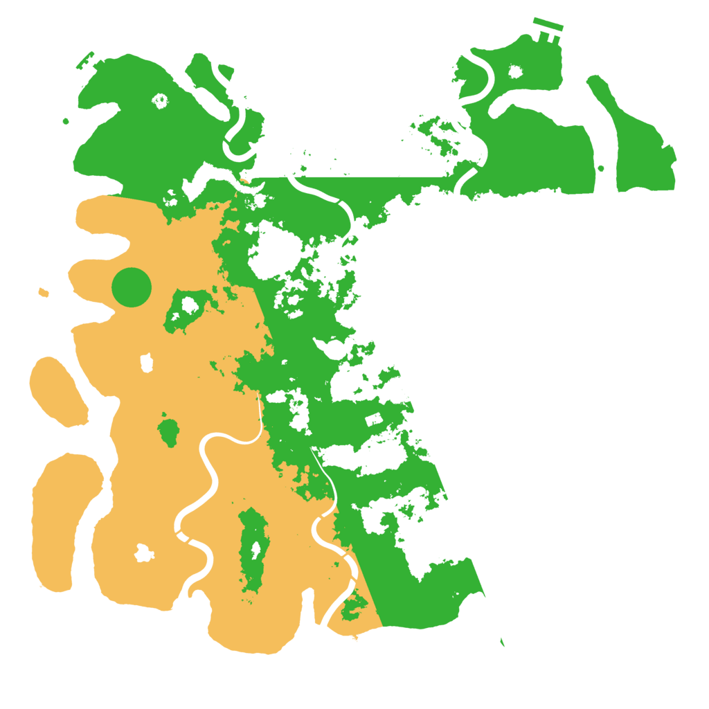 Biome Rust Map: Procedural Map, Size: 4700, Seed: 838766187