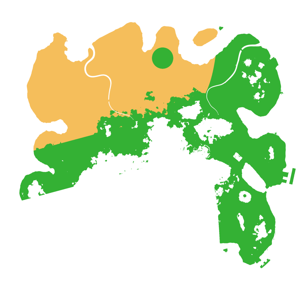 Biome Rust Map: Procedural Map, Size: 3750, Seed: 934460533