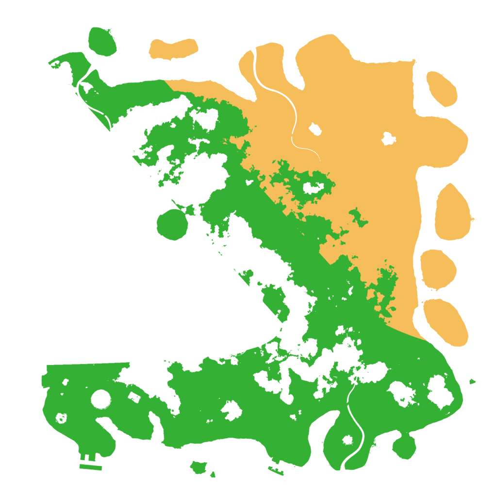 Biome Rust Map: Procedural Map, Size: 4500, Seed: 165147723