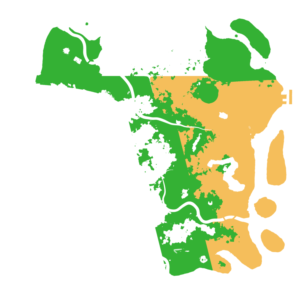Biome Rust Map: Procedural Map, Size: 4250, Seed: 1880336809