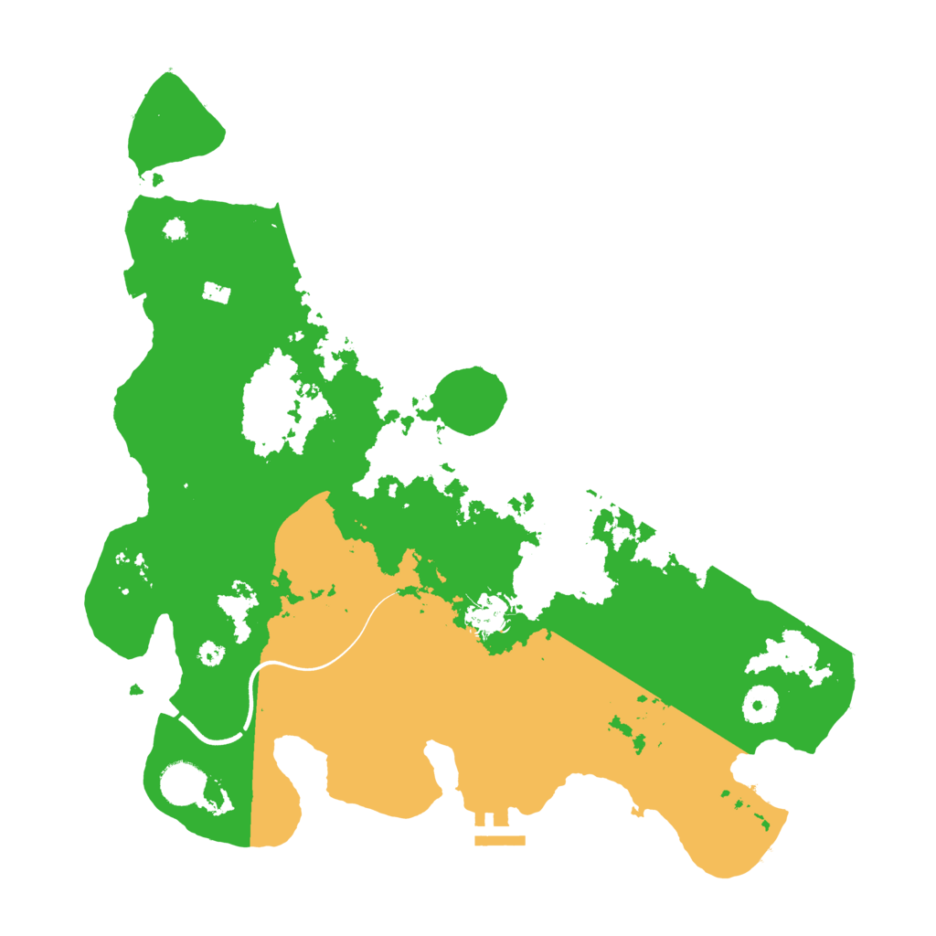 Biome Rust Map: Procedural Map, Size: 3750, Seed: 99