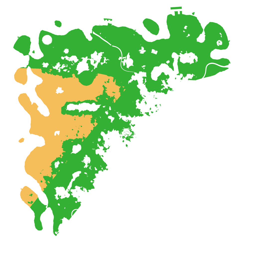 Biome Rust Map: Procedural Map, Size: 4600, Seed: 71120243