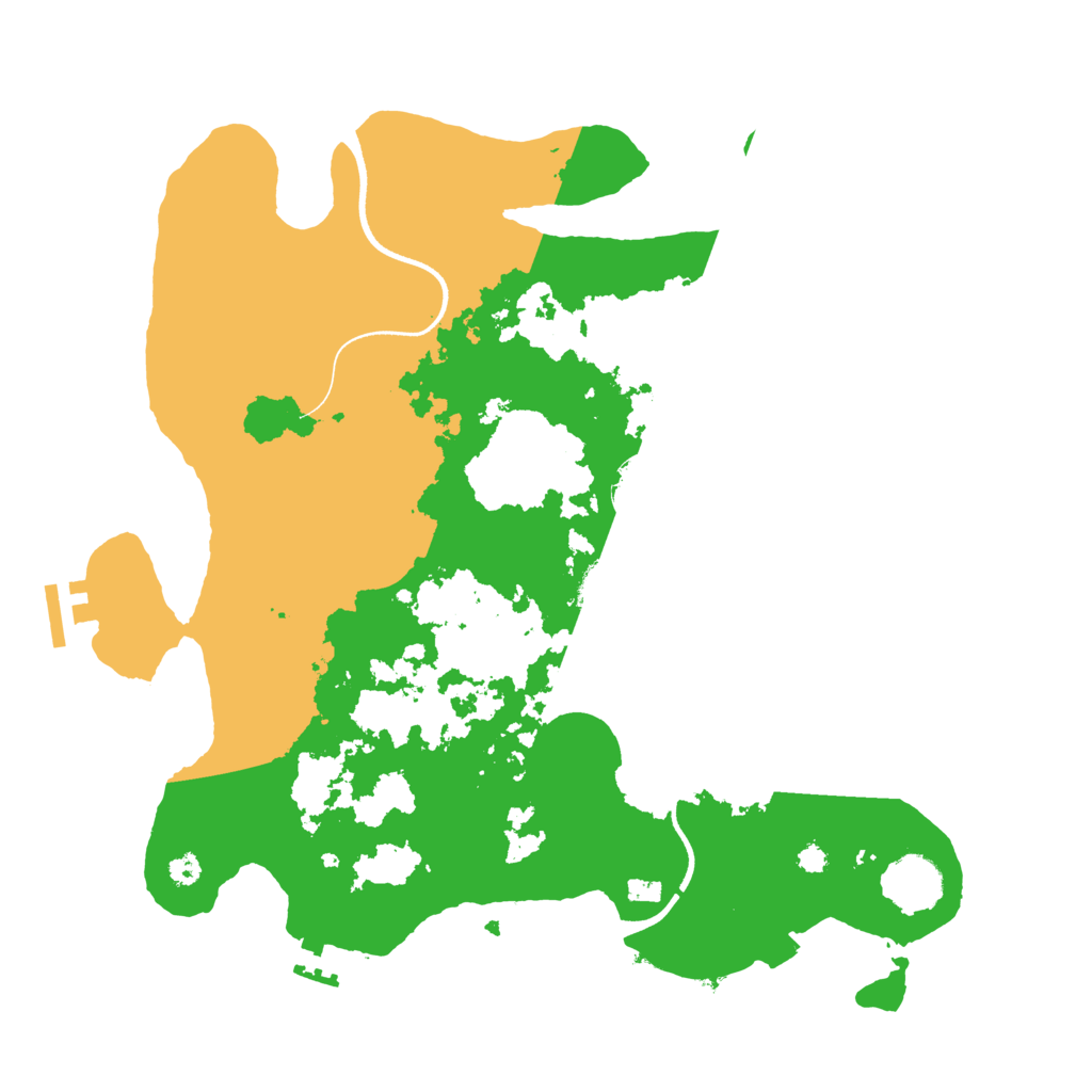 Biome Rust Map: Procedural Map, Size: 3500, Seed: 547194186