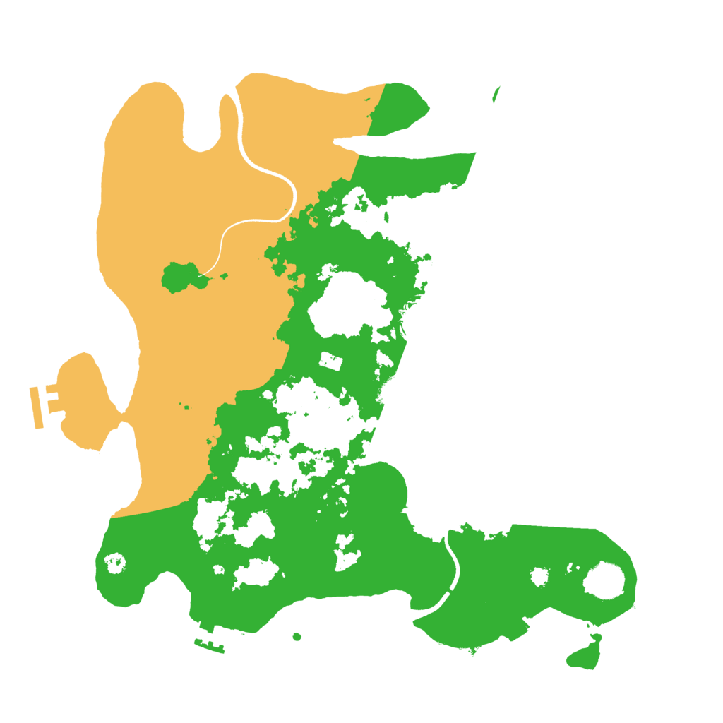 Biome Rust Map: Procedural Map, Size: 3500, Seed: 547194186
